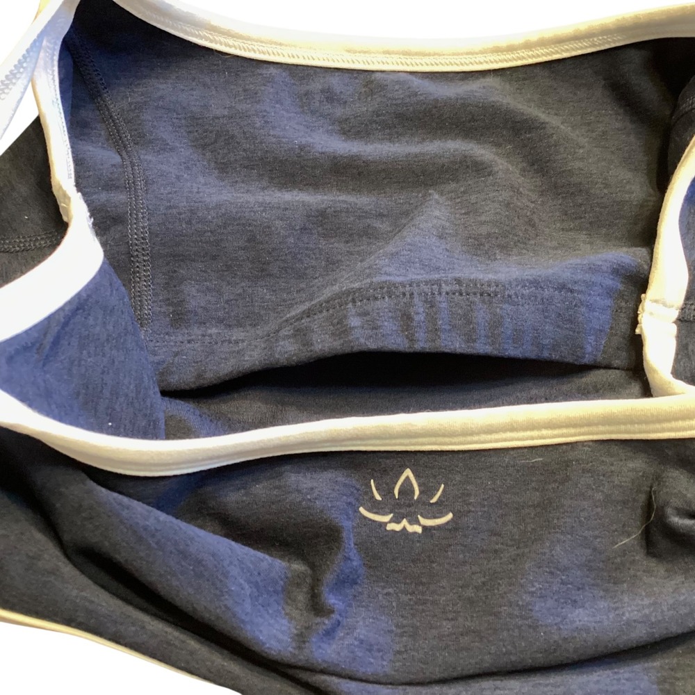Beyond Yoga Navy White Set Crop Tank Medium & Leggings Small Gym Athleisure EUC - Picture 14 of 16